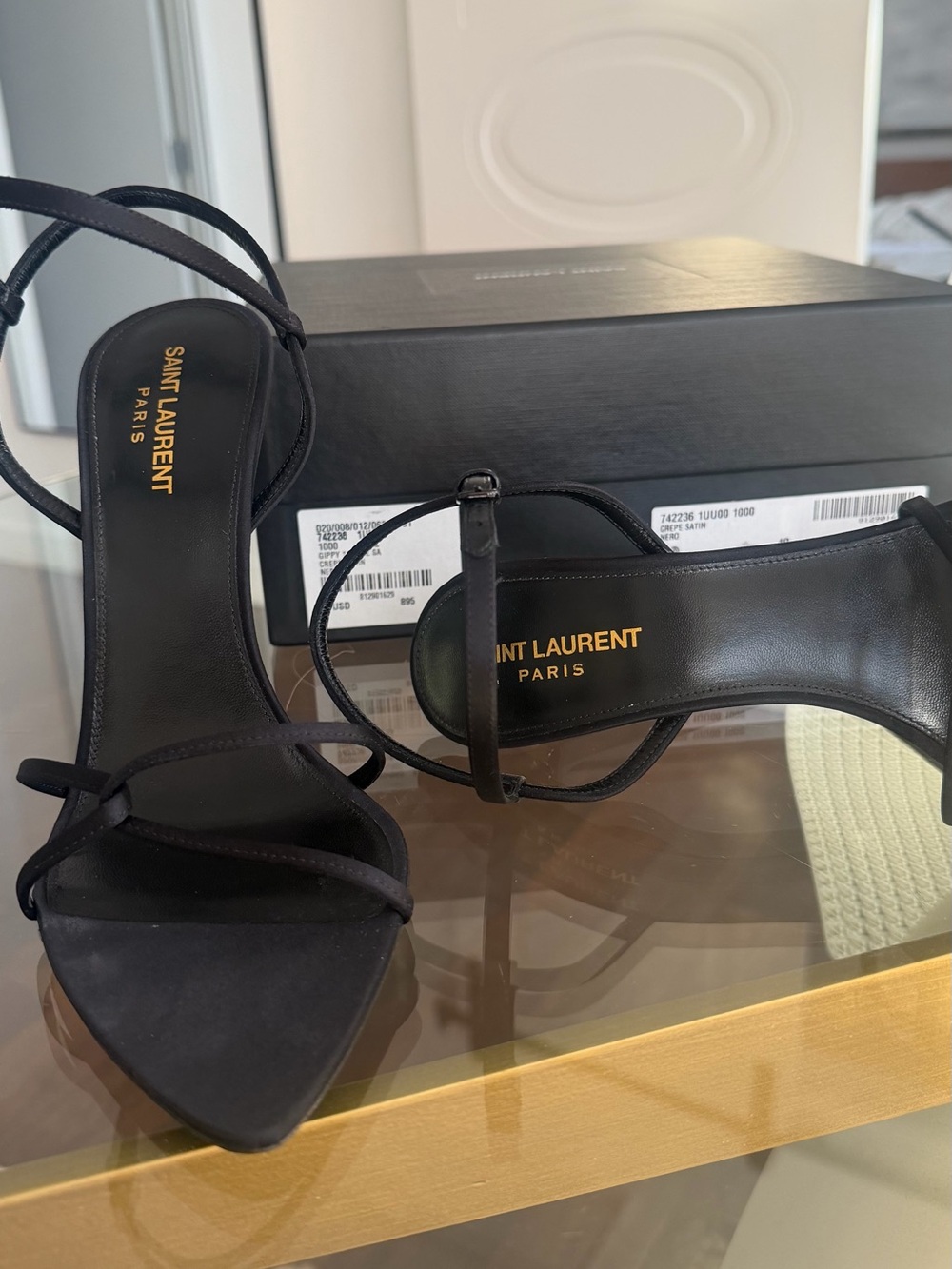 SAINT LAURENT Clara Sandal- NWT - Picture 6 of 7